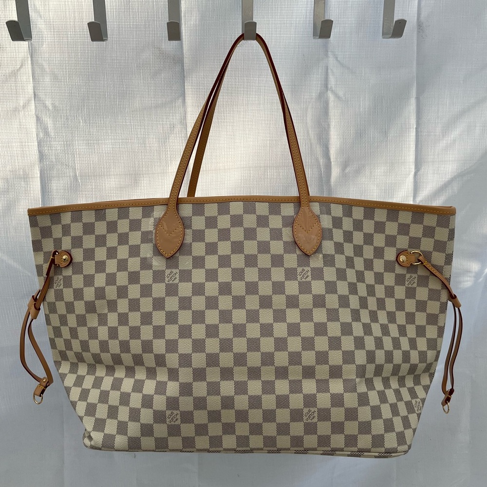 Damier Azur Neo Neverfull GM Rose Ballerine - Picture 2 of 8